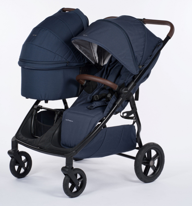 Gondola M.Twin X Blueberry – Komfort i Ochrona dla Noworodka